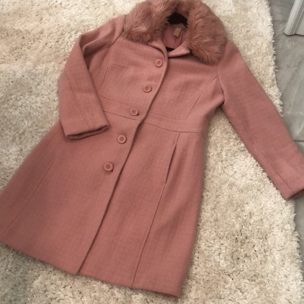 Adorable Pink winter mid length Coat🌸